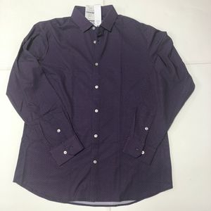 Mizzen+Main Mens Long Sleeve XXL Purple Long Sleev